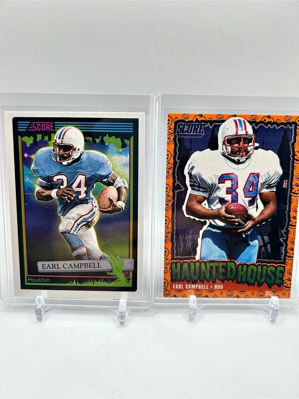 Earl Campbell Panini Score A Treat Football Cards 🎃🏈 Houston